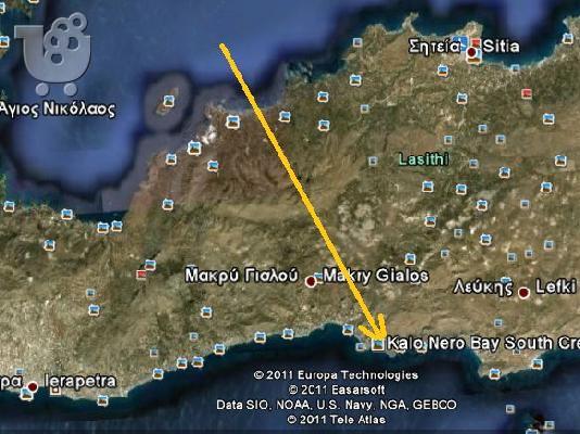 Παραθαλάσσιο οικόπεδο στο Καλό Νερό Λασιθίου Κρήτης...