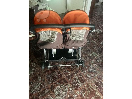 Καρότσι βόλτας διδύμων Aria Twins