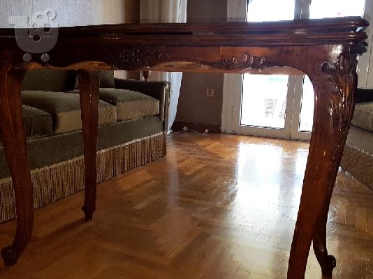 PoulaTo: Ξύλινο τραπεζι σαλονιού (σκαλιστό)