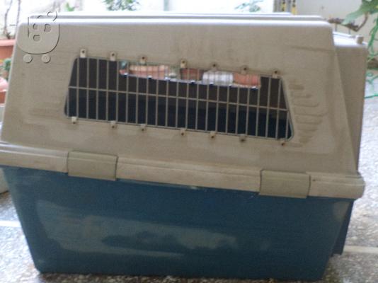 PoulaTo: Κουτί μεταφοράς σκύλου μεταχ/νο