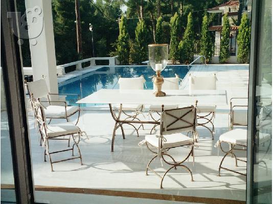 Σαλόνια Κήπου Καρδίτσα 211 0126 938 Garden Lounge Furniture Karditsa Salonia Kipou Kardits...