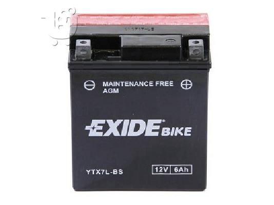 PoulaTo: Μπαταρία moto Exide YTX7L-BS 6AH