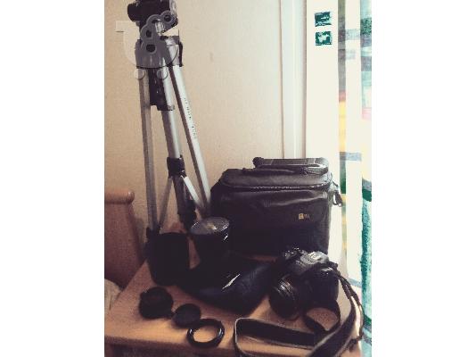 Πωλείται Fujifilm finepix hs20 με δύο φακούς, φλας, τρίποδο.