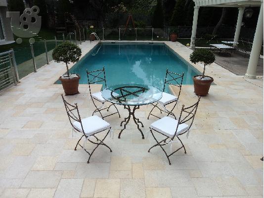 Τραπέζια κήπου Γκάζι 2II 0I 26 938 Garden Tables Gazi Trapezia Kipou Gazi Meubles De jardi...