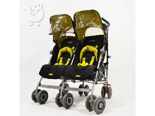 Καρότσι διδύμων Maclaren Twin Τechno Λαχανί