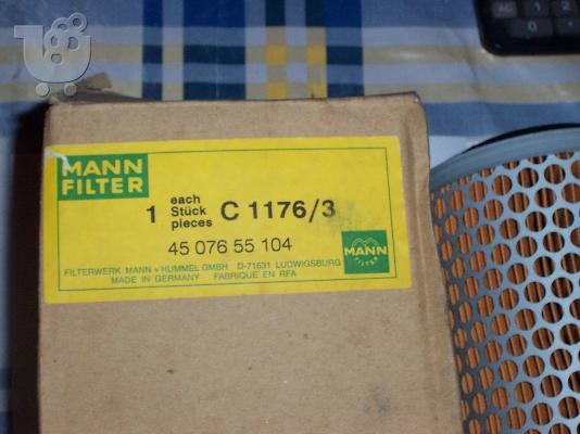 MANN C 1176/3 AIR FILTER ΦΙΛΤΡΟ ΑΕΡΟΣ VW TRANSPORTER BUS ΚΛΟΥΒΑ