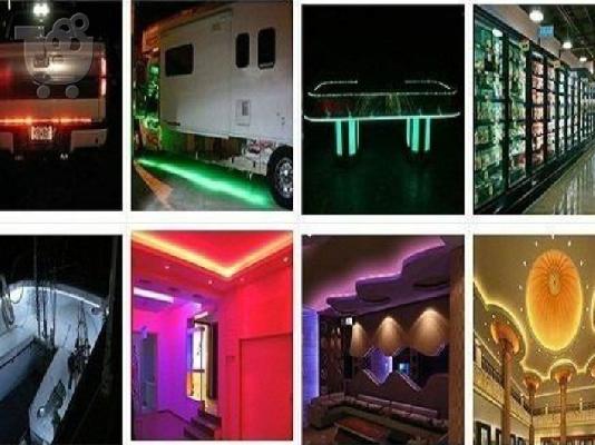 Αδιάβροχη ταινία LED 5m πολύχρωμα φωτάκια