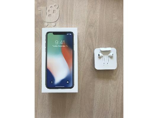 Μάρκα Νέο Apple iPhone X - 64GB - Ασημένιο κουτί (O2) A1901 (GSM)