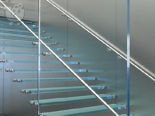 ΓΥΑΛΙΝΑ ΚΑΓΚΕΛΑ 2IIII79498 Γυάλινες σκάλες GLASS RAILING Γυάλινα κάγκελα ΓΥΑΛΙΝΕΣ ΣΚΑΛΕΣ...