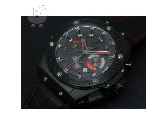 PoulaTo: hublot formula 1 αυτόματο, ζαφείρι, αχαρακτο, αψογο, τιμή 200€