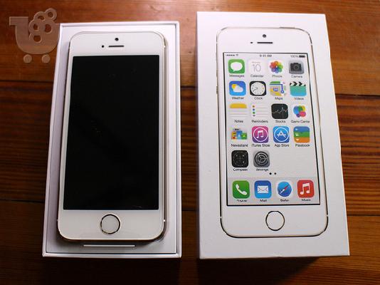 PoulaTo: Ολοκαίνουρια Apple® - iPhone 5S 64GB κινητό τηλέφωνο (Unlocked) - Χρυσό