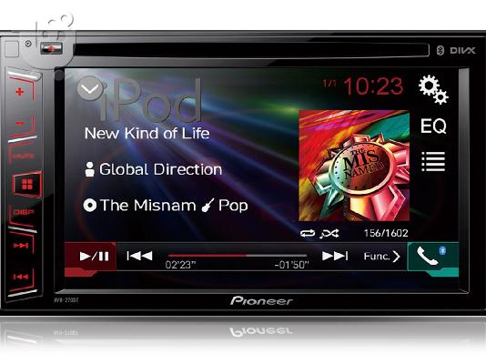 PoulaTo: Πηγή 2 DIN Multimedia Pioneer AVH-270BT Οθόνη αφής 6,2'