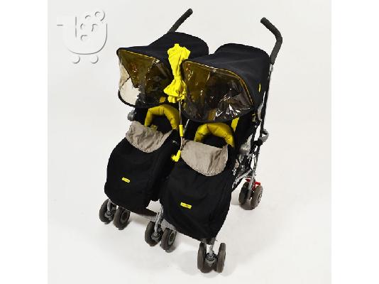 Καρότσι διδύμων Maclaren Twin Τechno Λαχανί