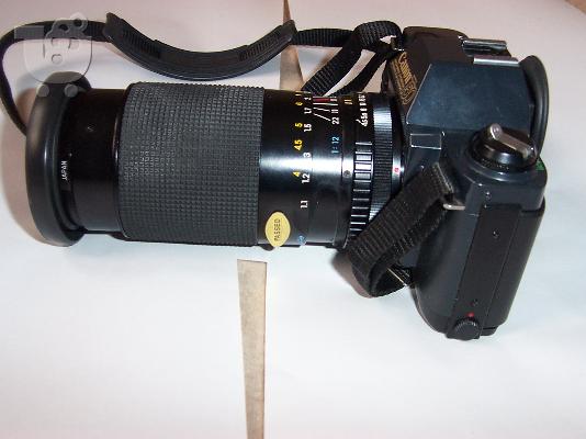 CANON T 50 SLR ΑΝΑΛΟΓΙΚΗ ΦΩΤΟΓΡΑΦΙΚΗ ΜΗΧΑΝΗ ΜΕ ΔΥΟ ΦΑΚΟΥΣ ΚΑΙ ΦΛΑΣ...