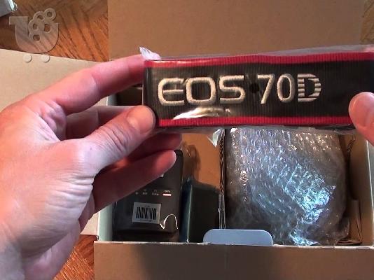 PoulaTo: Canon - EOS 70D DSLR φωτογραφική μηχανή με 18-135 χιλιοστά φακό IS STM - Μαύρο