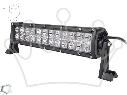 PoulaTo: Μπάρα Φωτισμού LED 72 Watt 10-30 Volt DC Ψυχρό Λευκό 