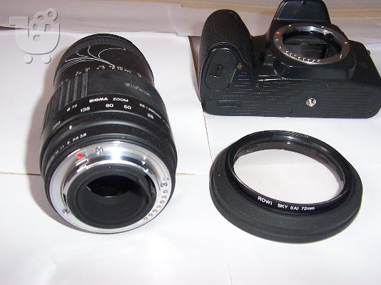 PENTAX Z 50 P SLR CAMERA ME SIGMA ZOOM 28-200 mm ΑΝΑΛΟΓΙΚΗ ΦΩΤΟΓΡΑΦΙΚΗ ΣΑΝ ΚΕΝΟΥΡΙΑ ΚΑΙ 2 ...