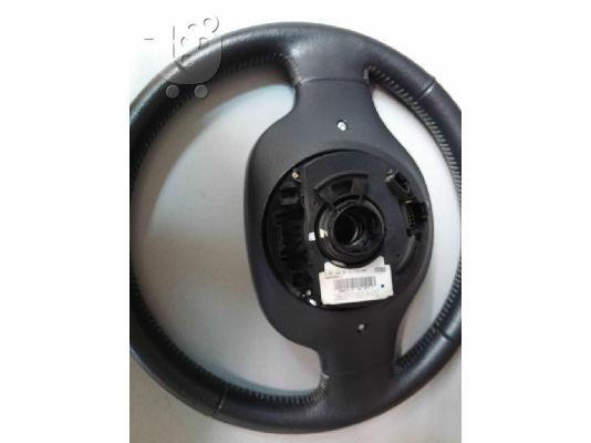 Δερμάτινο τιμόνι κομπλέ με αερόσακο για Smart fortwo 451 2007-2013 model...