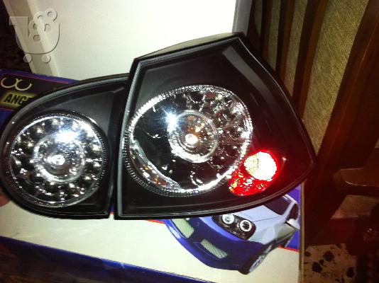 VW Golf V, Φανάρια Angel Eyes k Black Led