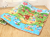PoulaTo: Playmat Παιδικο Χαλι Φρούτα - Καστρο 180cmX200cm